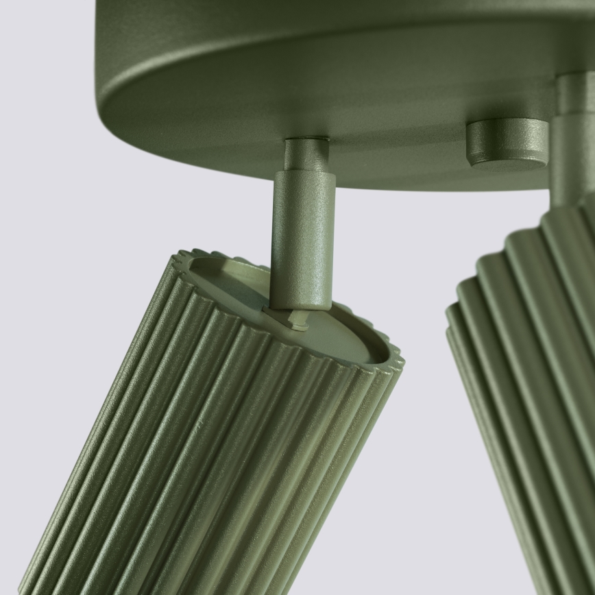 Brilagi - Bodové svietidlo CRESTO 3xGU10/10W/230V zelené