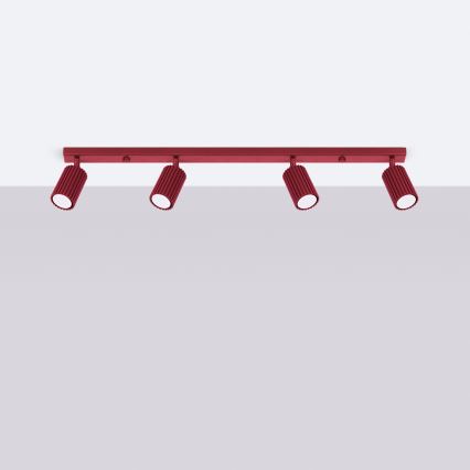 Brilagi - Bodové svietidlo CRESTO 4xGU10/10W/230V bordové