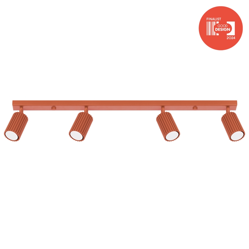 Brilagi - Bodové svietidlo CRESTO 4xGU10/10W/230V červené