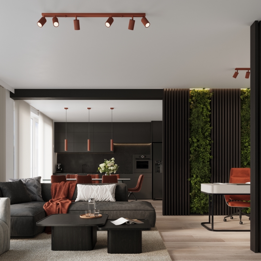 Brilagi - Bodové svietidlo CRESTO 4xGU10/10W/230V červené