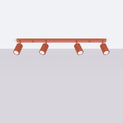 Brilagi - Bodové svietidlo CRESTO 4xGU10/10W/230V červené