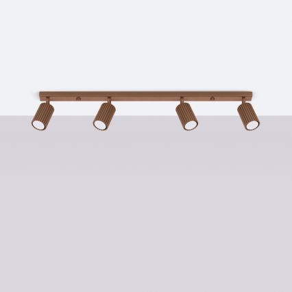 Brilagi - Bodové svietidlo CRESTO 4xGU10/10W/230V hnedá