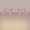 Brilagi - Bodové svietidlo CRESTO 4xGU10/10W/230V ružové