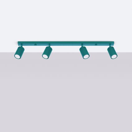 Brilagi - Bodové svietidlo CRESTO 4xGU10/10W/230V tyrkysové