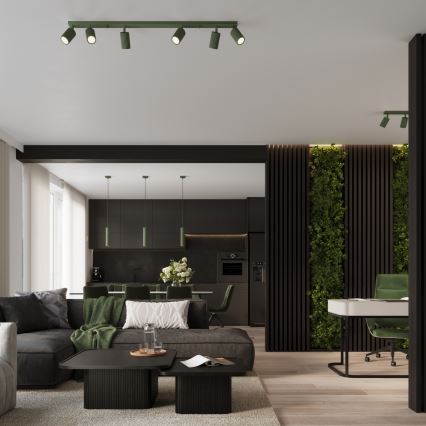 Brilagi - Bodové svietidlo CRESTO 4xGU10/10W/230V zelená