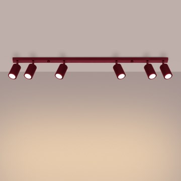Brilagi - Bodové svietidlo CRESTO 6xGU10/10W/230V bordová