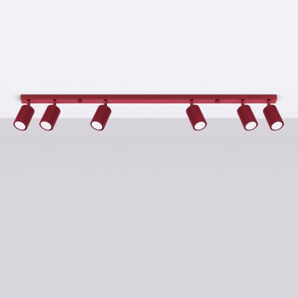 Brilagi - Bodové svietidlo CRESTO 6xGU10/10W/230V bordová