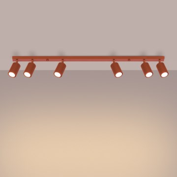 Brilagi - Bodové svietidlo CRESTO 6xGU10/10W/230V červené
