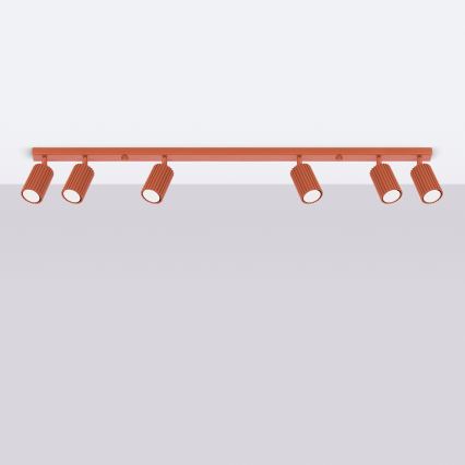 Brilagi - Bodové svietidlo CRESTO 6xGU10/10W/230V červené