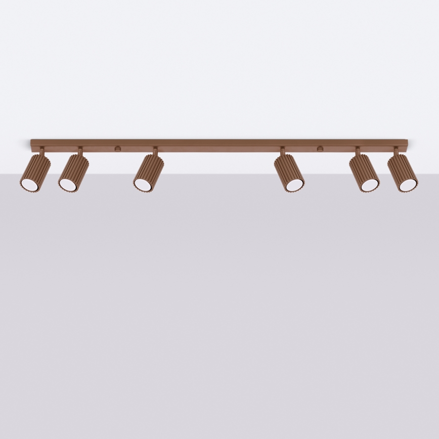 Brilagi - Bodové svietidlo CRESTO 6xGU10/10W/230V hnedá