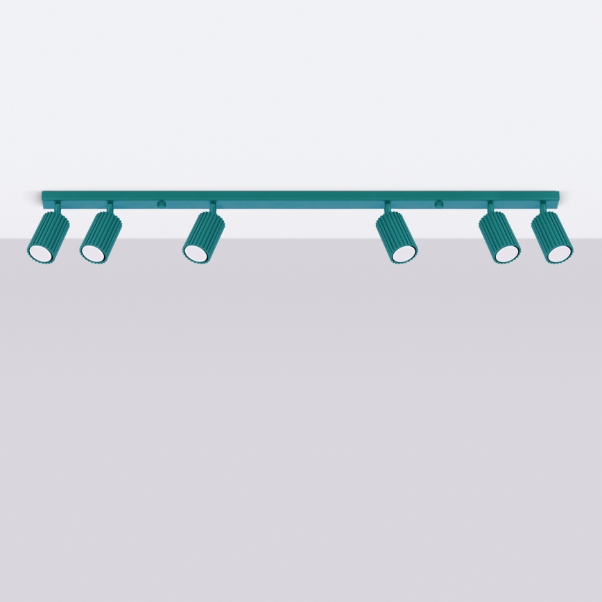 Brilagi - Bodové svietidlo CRESTO 6xGU10/10W/230V tyrkysová