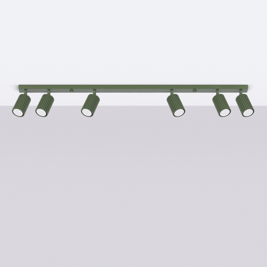 Brilagi - Bodové svietidlo CRESTO 6xGU10/10W/230V zelené