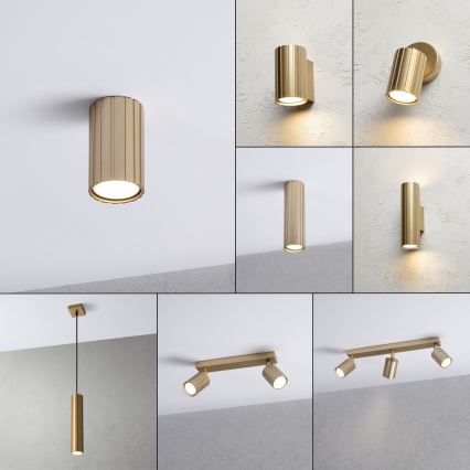 Brilagi - Bodové svietidlo CRISPINA 1xGU10/10W/230V 10 cm zlatá