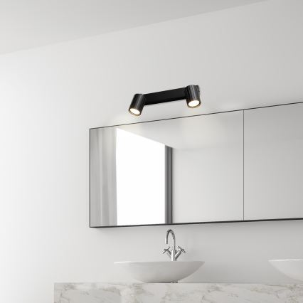 Brilagi - Bodové svietidlo CRISPINA 2xGU10/10W/230V čierna