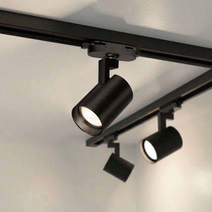 Brilagi - Bodové svietidlo do lištového systému HUSKY 8xGU10/10W/230V čierna