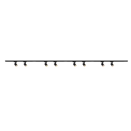Brilagi - Bodové svietidlo do lištového systému HUSKY 8xGU10/10W/230V čierna