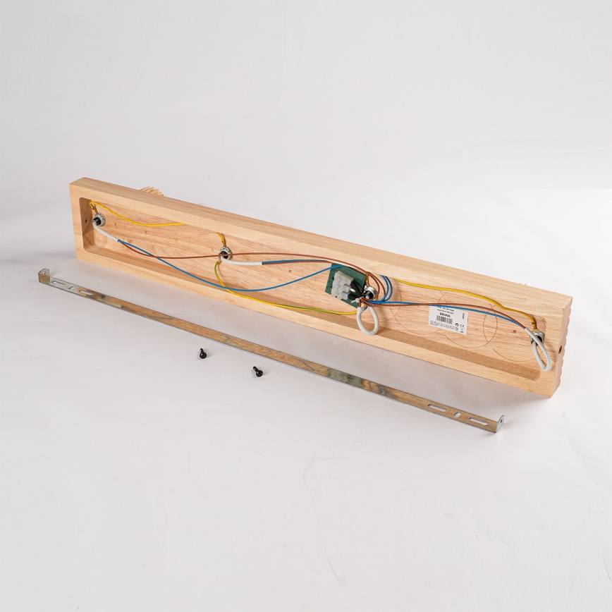 Brilagi - Bodové svietidlo HYGGE 4xE14/15W/230V kaučukovník/dymové