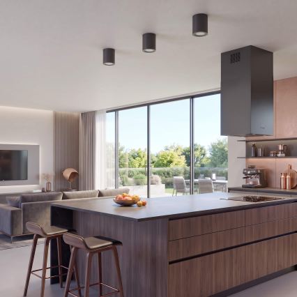 BRILAGI - Bodové svietidlo MIA 1xGU10/30W/230V 100x80 mm čierna
