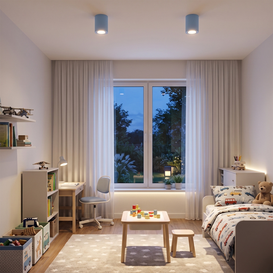 BRILAGI - Bodové svietidlo MIA 1xGU10/30W/230V 100x80 mm modrá