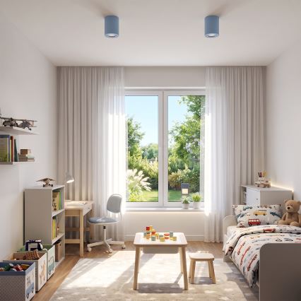 BRILAGI - Bodové svietidlo MIA 1xGU10/30W/230V 100x80 mm modrá
