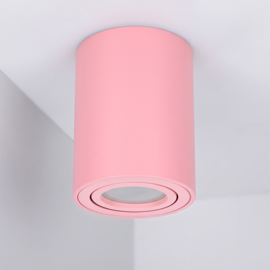 BRILAGI - Bodové svietidlo MIA 1xGU10/30W/230V 100x80 mm ružová