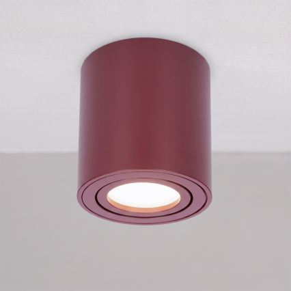 BRILAGI - Bodové svietidlo MIA 1xGU10/30W/230V 84x80 mm bordové