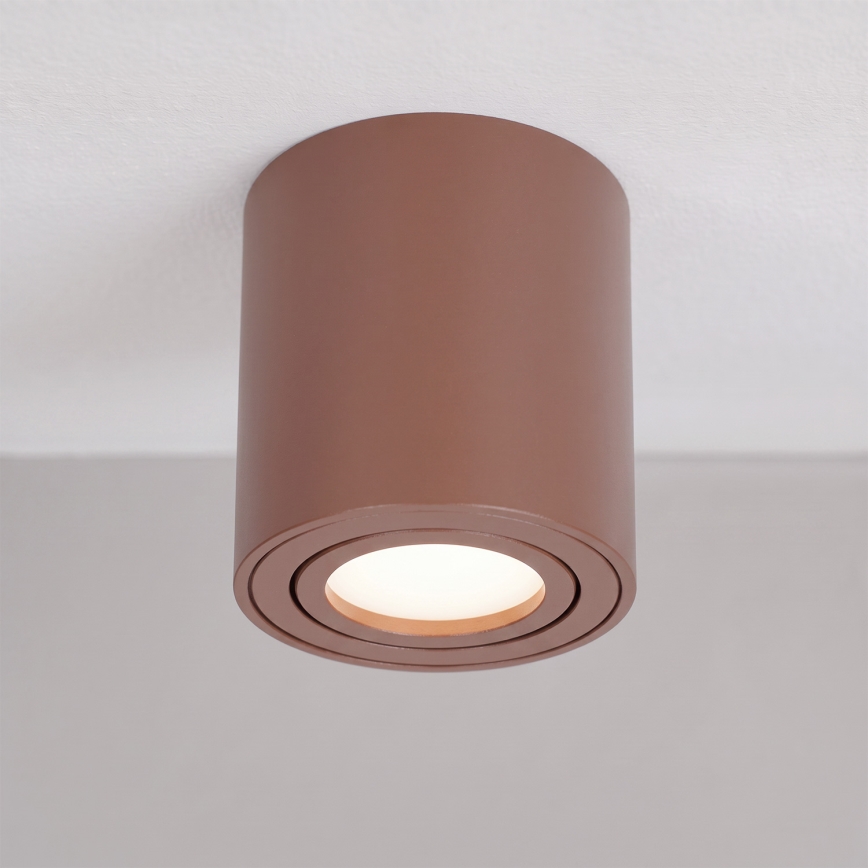 BRILAGI - Bodové svietidlo MIA 1xGU10/30W/230V 84x80 mm hnedá