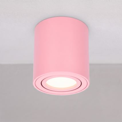 BRILAGI - Bodové svietidlo MIA 1xGU10/30W/230V 84x80 mm ružová