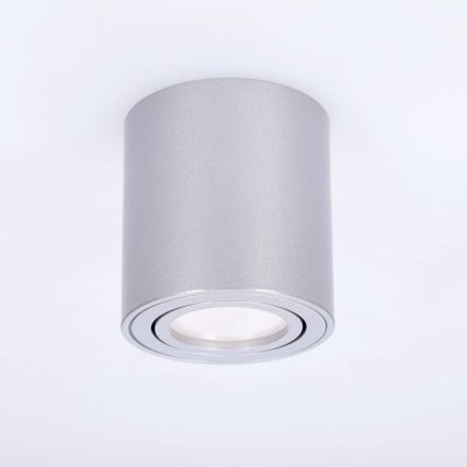 BRILAGI - Bodové svietidlo MIA 1xGU10/30W/230V 84x80 mm strieborné