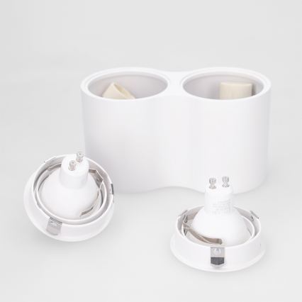 BRILAGI - Bodové svietidlo MIA DOUBLE 2xGU10/30W/230V biela