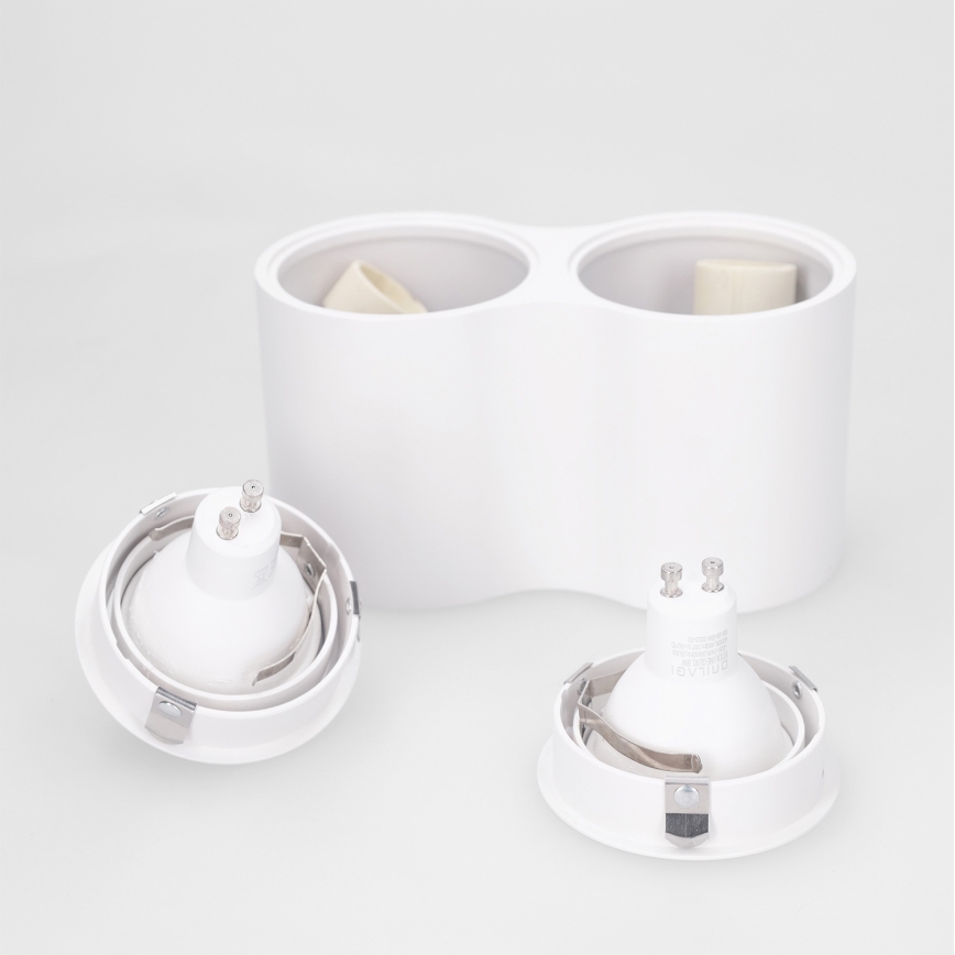 BRILAGI - Bodové svietidlo MIA DOUBLE 2xGU10/30W/230V biela