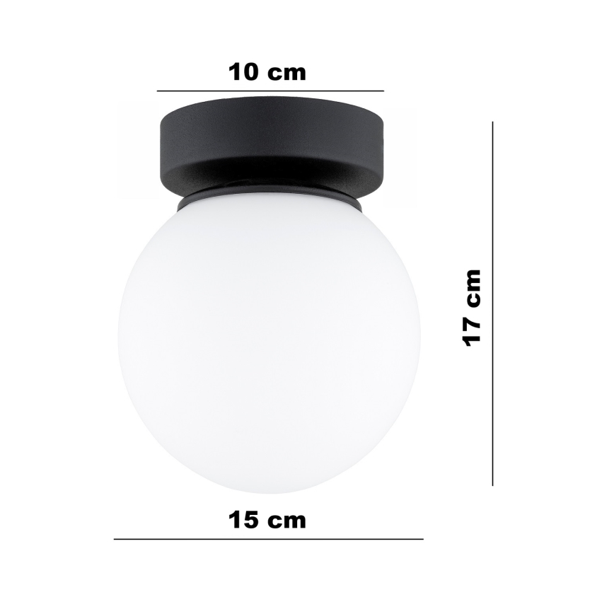 Brilagi - Bodové svietidlo MILO 1xE27/60W/230V čierna