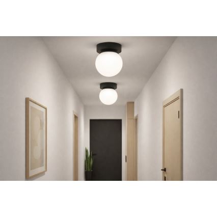 BRILAGI - Bodové svietidlo MILO 1xE27/60W/230V priemer 15 cm čierna