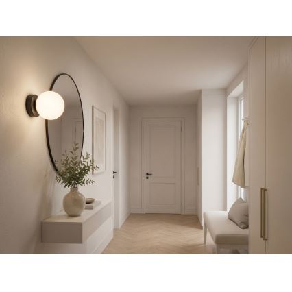 BRILAGI - Bodové svietidlo MILO 1xE27/60W/230V priemer 15 cm čierna