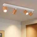 BRILAGI - Bodové svietidlo MODERN WOOD 4xGU10/8W/230V drevo/biela