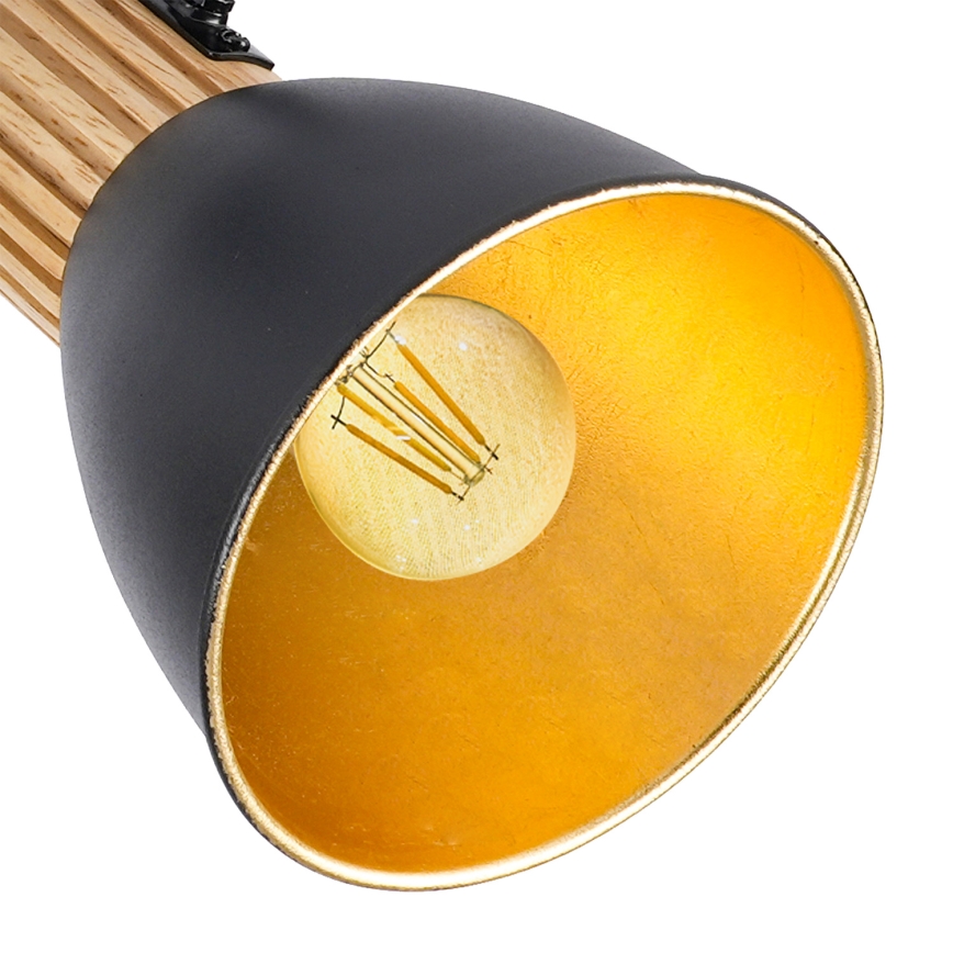 Brilagi - Bodové svietidlo ODENSE 3xE14/10W/230V kaučukovník/čierna