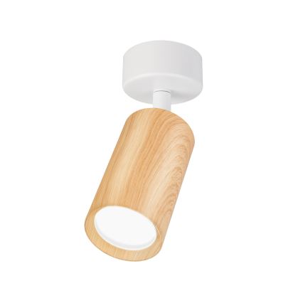 Brilagi - Bodové svietidlo SELE 1xGU10/30W/230V biela/dekor duba