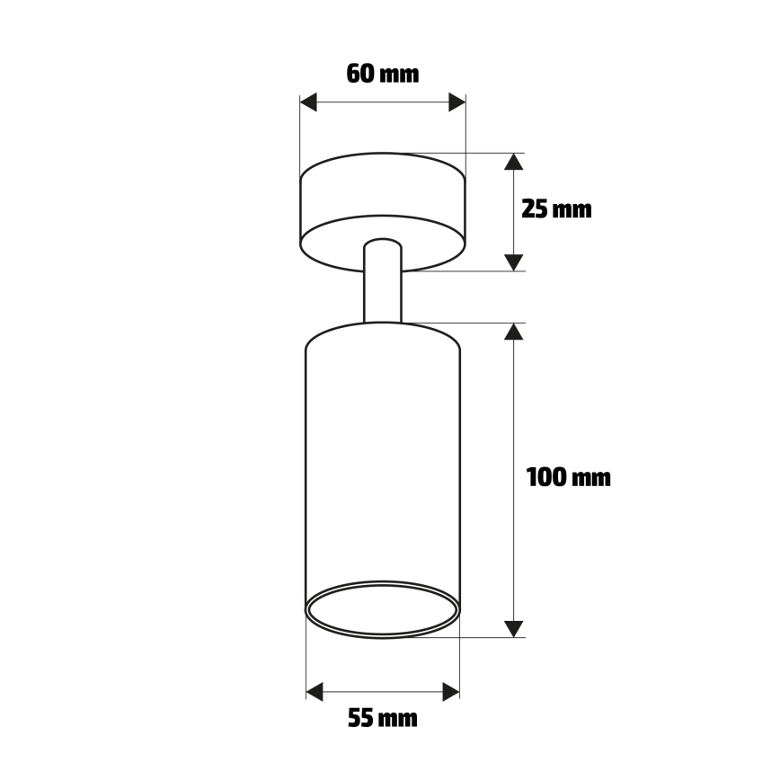 Brilagi - Bodové svietidlo SELE 1xGU10/30W/230V čierna