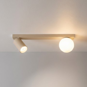 Brilagi - Bodové svietidlo SELE BALL 1xGU10/30W/230V + 1xG9/10W béžová