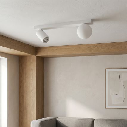 Brilagi - Bodové svietidlo SELE BALL 1xGU10/30W/230V + 1xG9/10W biela