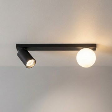 Brilagi - Bodové svietidlo SELE BALL 1xGU10/30W/230V + 1xG9/10W čierna