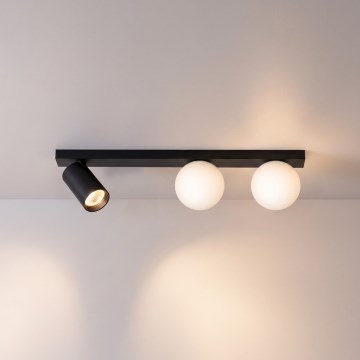 Brilagi - Bodové svietidlo SELE BALL 1xGU10/30W/230V + 2xG9/10W čierna