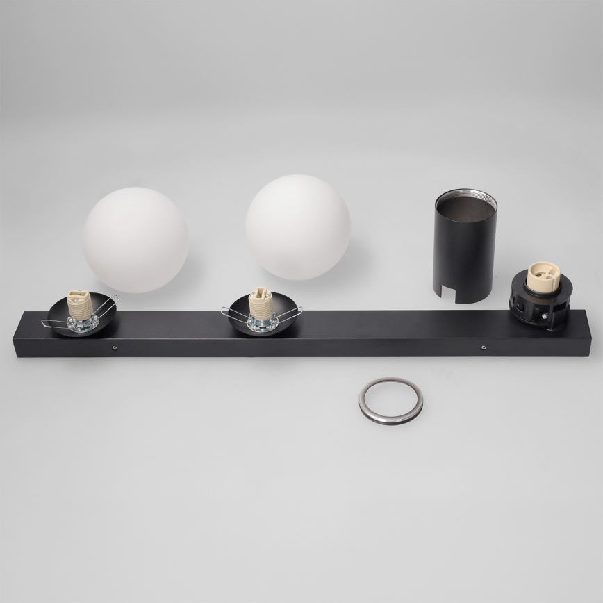 Brilagi - Bodové svietidlo SELE BALL 1xGU10/30W/230V + 2xG9/10W čierna