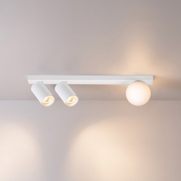 Brilagi - Bodové svietidlo SELE BALL 2xGU10/30W/230V + 1xG9/10W biela