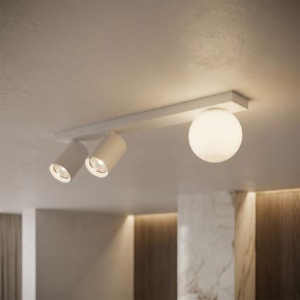 Brilagi - Bodové svietidlo SELE BALL 2xGU10/30W/230V + 1xG9/10W biela