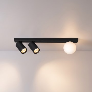 Brilagi - Bodové svietidlo SELE BALL 2xGU10/30W/230V + 1xG9/10W čierna