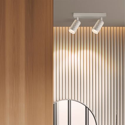 Brilagi - Bodové svietidlo SELE DIAMANT 2xGU10/30W/230V biela