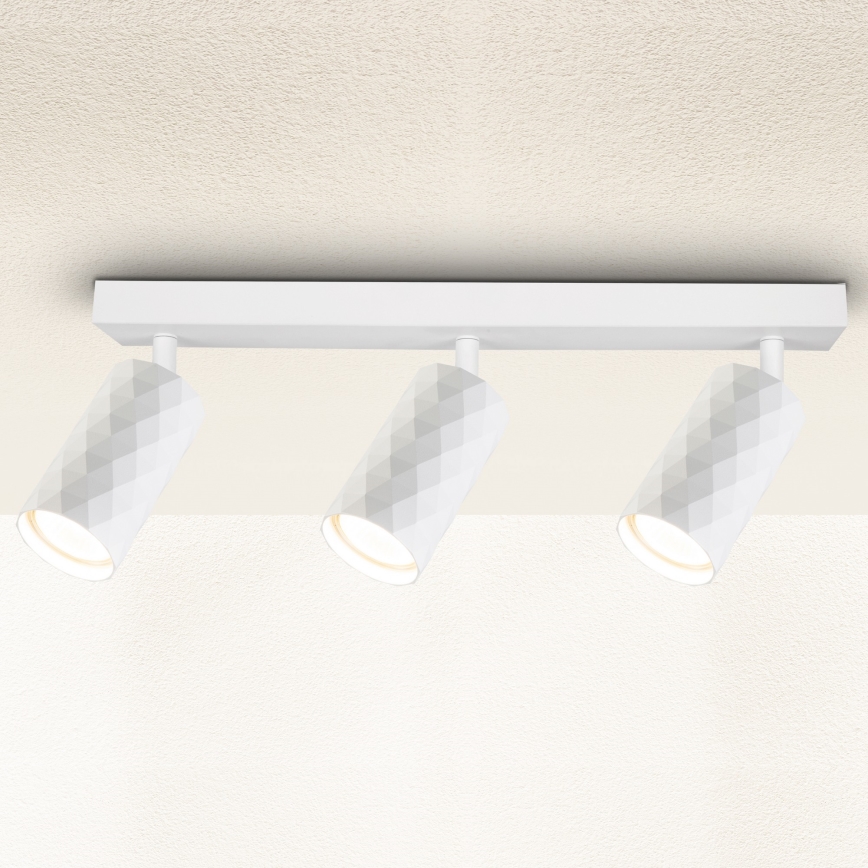 Brilagi - Bodové svietidlo SELE DIAMANT 3xGU10/30W/230V biela