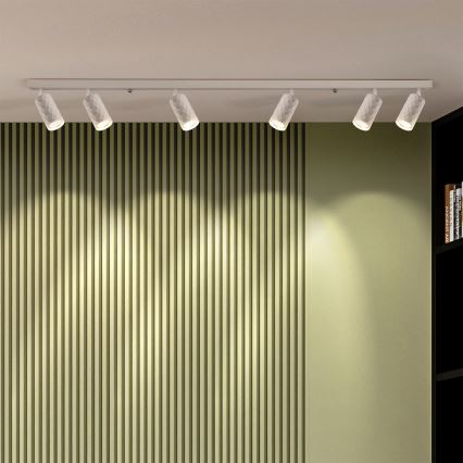 Brilagi - Bodové svietidlo SELE DIAMANT 6xGU10/30W/230V biele