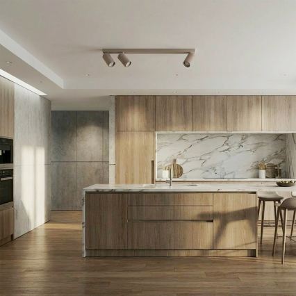 Brilagi - Bodové svietidlo SELE LONG 3xGU10/30W/230V béžové